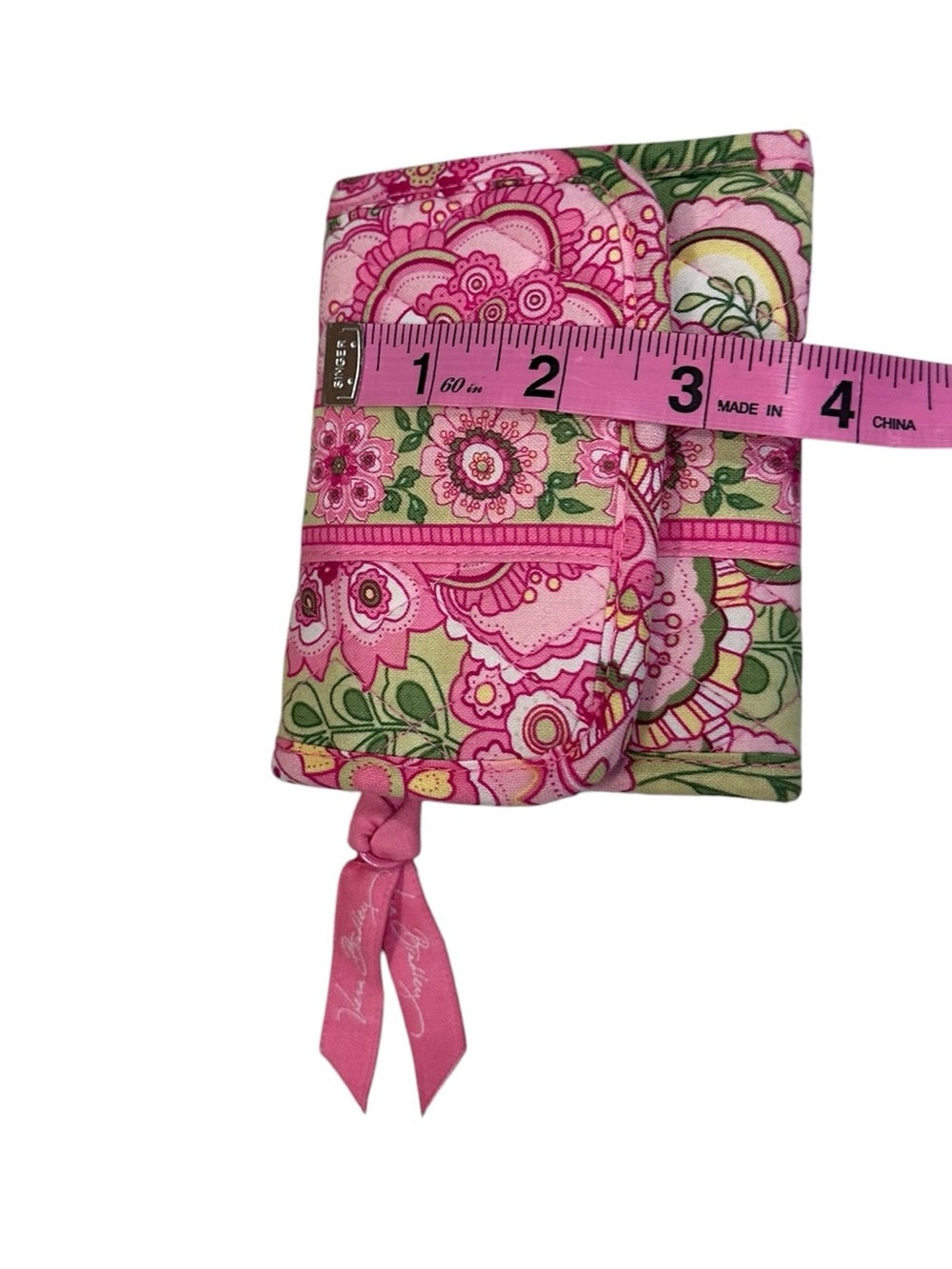 Vera Bradley Pink Petal Pink Quilted Crossbody & Wallet Set Vtg Vintage - Picture 14 of 14